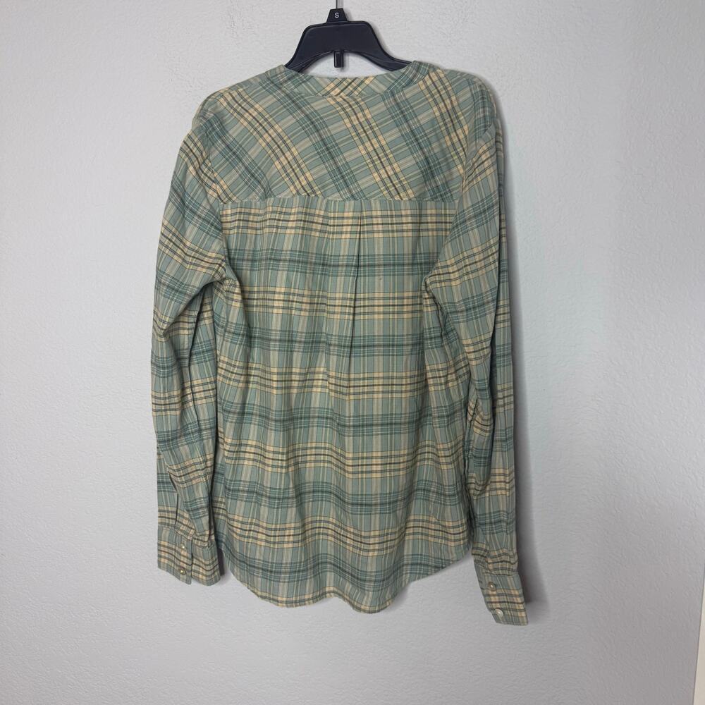FAHERTY BRAND Daphne Top Sage Ellicott Plaid - Picture 4 of 5